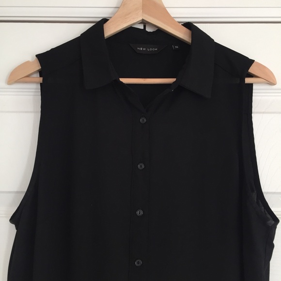 Long Sleeveless Blouse - Picture 2 of 9